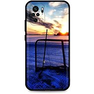 TopQ Xiaomi Redmi Note 10 silicone Hockey Sunset 59211 - Phone Cover