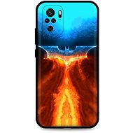 TopQ Xiaomi Redmi Note 10 silicone Fiery Batman 59209 - Phone Cover
