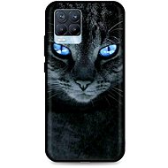 TopQ Realme 8 Pro Silicone Dark Cat 58721 - Phone Cover