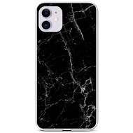 TopQ STYLE iPhone 11 Silicone Marble Black 58552 - Phone Cover