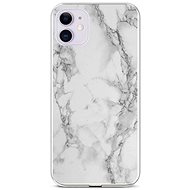 TopQ STYLE iPhone 11 Silicone Marble White 58551 - Phone Cover