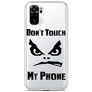 TopQ Xiaomi Redmi Note 10 silicone Don't Touch transparent 59041 - Phone Cover