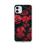 TopQ iPhone 11 silicone Red rosettes 58947 - Phone Cover