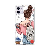 TopQ iPhone 11 silicone Girl 58921 - Phone Cover