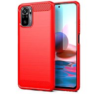 TopQ Xiaomi Redmi Note 10 silicone red 58897 - Phone Cover