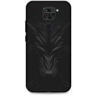 TopQ LUXURY Xiaomi Redmi Note 9 solid Black wolf 52479 - Phone Cover