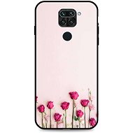 TopQ Xiaomi Redmi Note 9 silicone Roses 51151 - Phone Cover