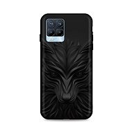 TopQ Realme 8 Pro Silicone Black Wolf 59357 - Phone Cover