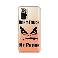 TopQ Xiaomi Redmi Note 10 Pro silicone Don't Touch transparent 59526 - Phone Cover