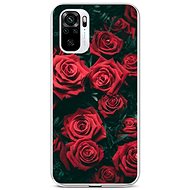 TopQ Xiaomi Redmi Note 10 silicone Red rosettes 59636 - Phone Cover