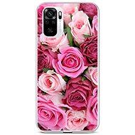 TopQ Xiaomi Redmi Note 10 silicone Pink rosettes 59633 - Phone Cover