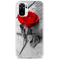 TopQ Xiaomi Redmi Note 10 silicone Red Rose 59627 - Phone Cover