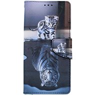 TopQ Samsung A51 booklet Tiger 54336 - Phone Case