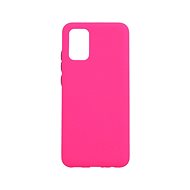TopQ Solid Samsung A02s silicone deep pink 59588 - Phone Cover