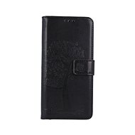 TopQ Xiaomi Redmi Note 10 booklet Black tree owls 59778 - Phone Case