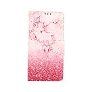TopQ Xiaomi Redmi Note 10 Pro booklet Pink marble 59790 - Phone Case