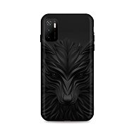 TopQ Xiaomi Poco M3 Pro Silicone Black Wolf 60212 - Phone Cover