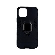 TopQ iPhone 12 Pro durable black with ring 53692 - Phone Cover