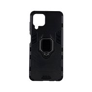 TopQ Samsung A22 durable black with ring 60321 - Phone Cover