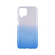 TopQ Samsung A22 glitter silver-blue 60427 - Phone Cover