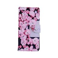 TopQ Xiaomi Redmi Note 10 Pro booklet Pink flowers 59691 - Phone Case