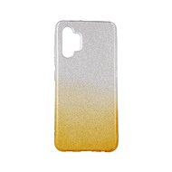 TopQ Samsung A32 glitter silver-orange 59586 - Phone Cover
