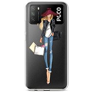 TopQ Xiaomi Poco M3 silicone Lady 2 60651 - Phone Cover