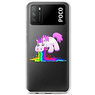 TopQ Xiaomi Poco M3 silicone Rainbow Splash 60645 - Phone Cover