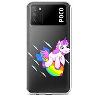 TopQ Xiaomi Poco M3 silicone Flying Unicorn 60644 - Phone Cover