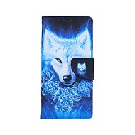 TopQ Xiaomi Redmi Note 9 booklet Turquoise wolf 54515 - Phone Case