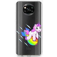 TopQ Xiaomi Poco X3 silicone Flying Unicorn 60861 - Phone Cover