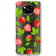 TopQ Xiaomi Poco X3 silicone Strawberries 60855 - Phone Cover