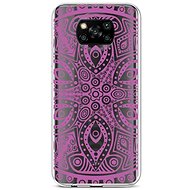 TopQ Xiaomi Poco X3 silicone Violet Mandala 60828 - Phone Cover