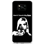 TopQ Xiaomi Poco X3 silicone Don't Touch Gun 60823 - Phone Cover