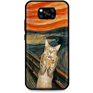 TopQ Xiaomi Poco X3 silicone Scared Cat 60891 - Phone Cover
