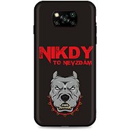TopQ Xiaomi Poco X3 silicone I'll never give up 60880 - Phone Cover