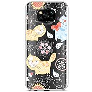 TopQ Xiaomi Poco X3 silicone Happy Cats 60842 - Phone Cover