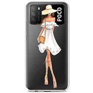 TopQ Xiaomi Poco M3 silicone Lady 5 60653 - Phone Cover