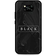 TopQ LUXURY Xiaomi Poco X3 solid Black 60741 - Phone Cover