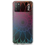 TopQ Xiaomi Poco M3 silicone Rainbow Mandala 60635 - Phone Cover