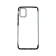 TopQ Frame Samsung A51 silicone black 49673 - Phone Cover