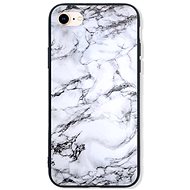 TopQ LUXURY iPhone SE 2020 solid Marble White 49250 - Phone Cover