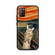 TopQ Xiaomi Poco M3 silicone Scared Cat 60958 - Phone Cover