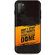 TopQ Xiaomi Poco M3 silicone Don´t Stop 60951 - Phone Cover