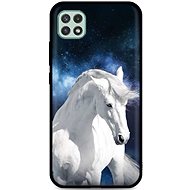 TopQ Samsung A22 silicone White Horse 61099 - Phone Cover
