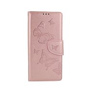 TopQ Xiaomi Redmi Note 9 book Butterfly pink light 53879 - Phone Case
