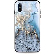 TopQ LUXURY Xiaomi Redmi 9A solid Marble Blue 52133 - Phone Cover
