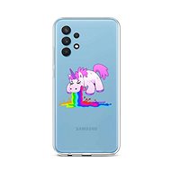TopQ Samsung A32 silicone Rainbow Splash 61937 - Phone Cover