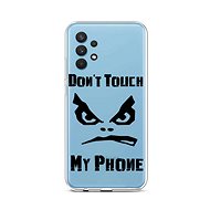 TopQ Samsung A32 silicone Don't Touch transparent 61933 - Phone Cover