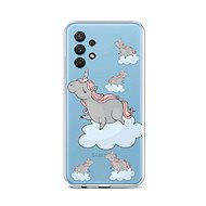 TopQ Samsung A32 silicone Grey Unicorns 61902 - Phone Cover